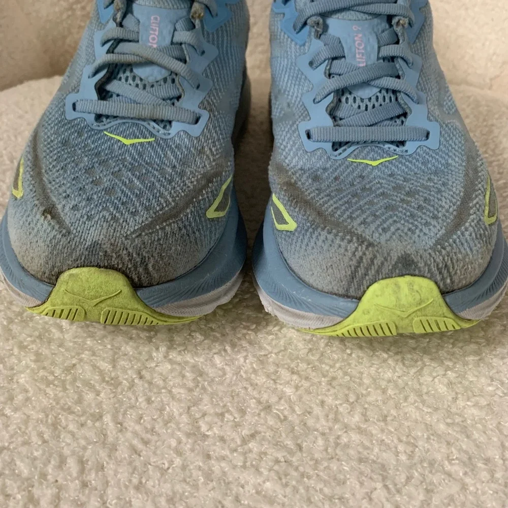 Hoka Clifton 9 Sneakers Women's Size 7.5 B Dusk/ Pink Twilight 1127896-DNK